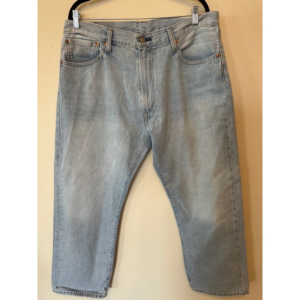 Levi's Premium 551 Z Relaxed Straight Light Wash Denim Jeans W36